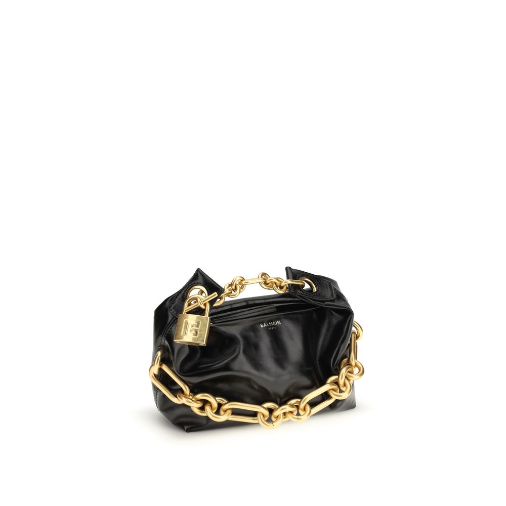 Black Calf Leather Bos Taurus Shoulder Bag