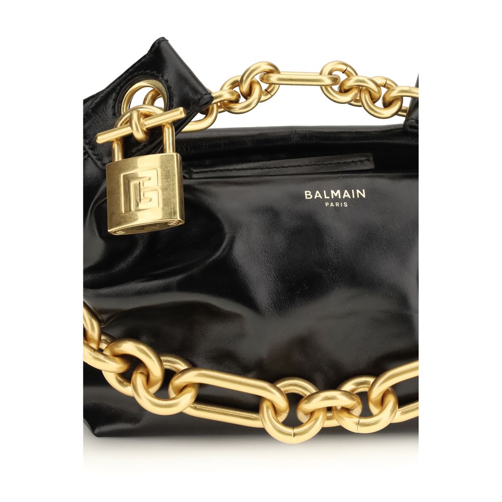 Black Calf Leather Bos Taurus Shoulder Bag