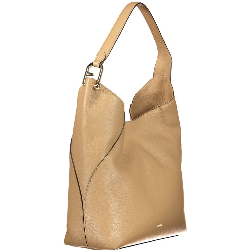 Marrone Leather Women Handbag