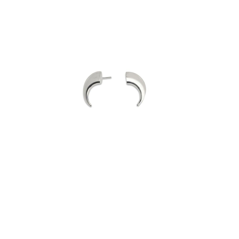 Silver Metal Earrings