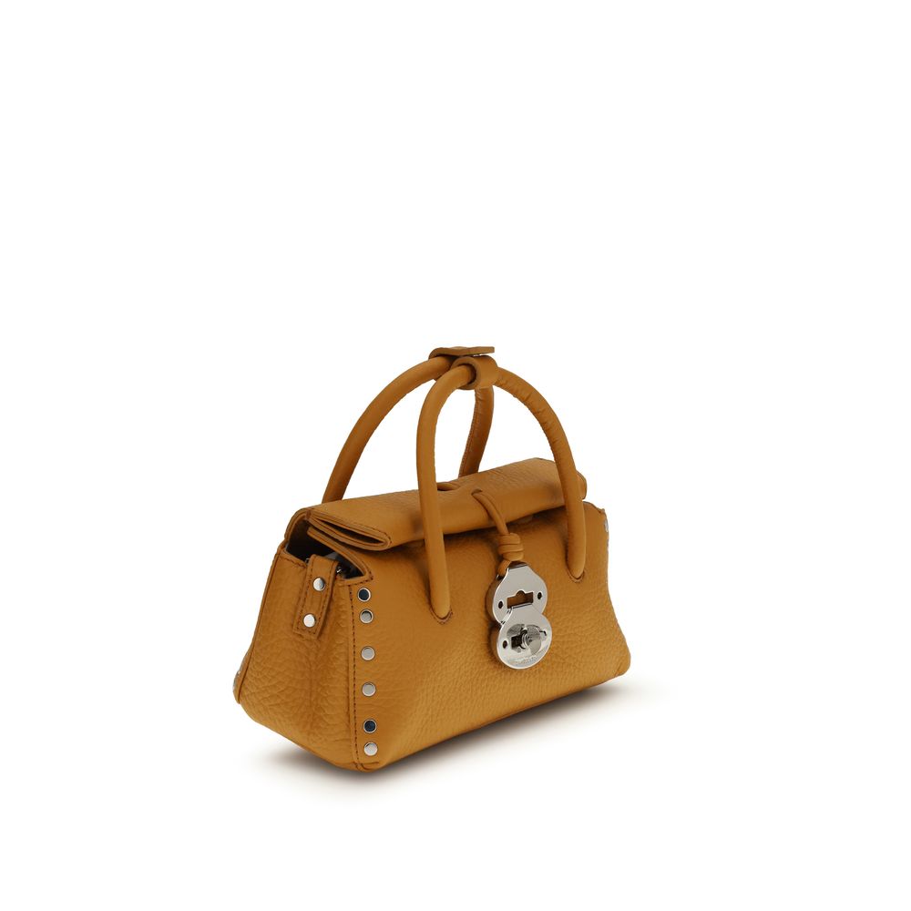 Black Calf Leather Bos Taurus Handbag