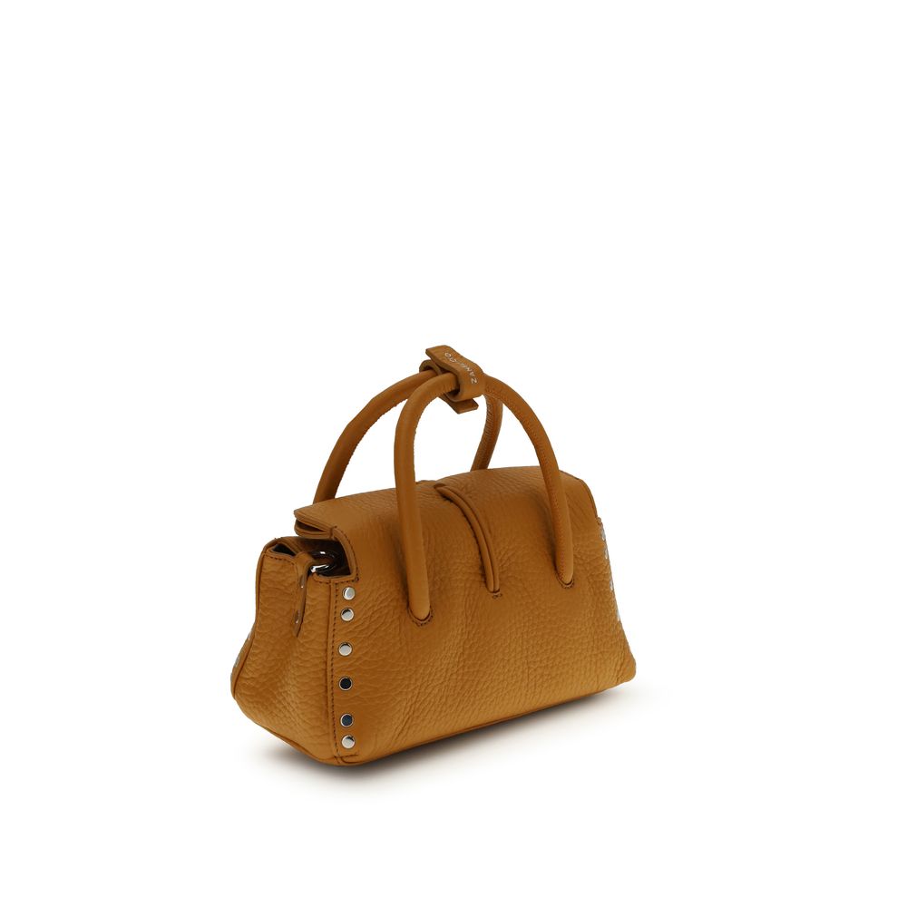 Black Calf Leather Bos Taurus Handbag