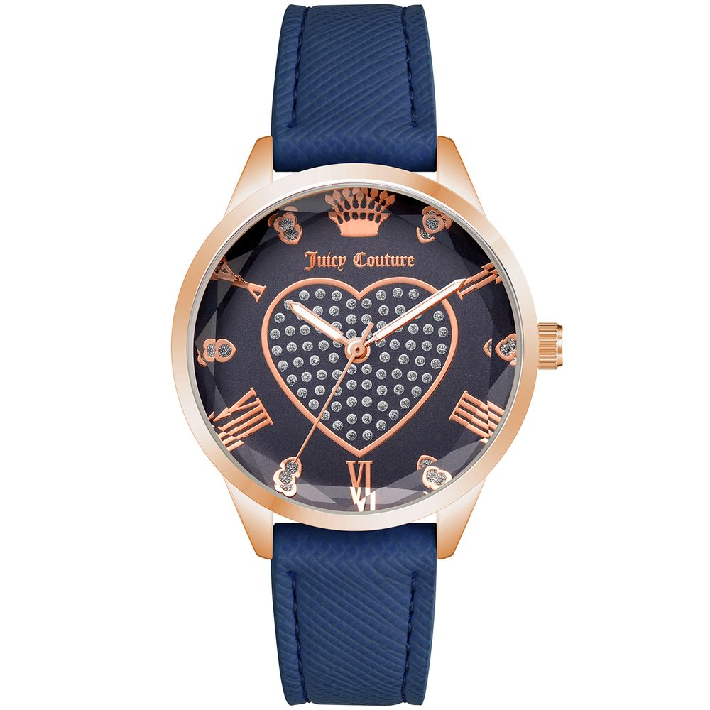 Blue Plastic Dress Watch