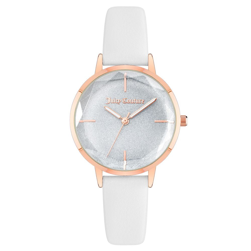 White Plastic Dress Watch