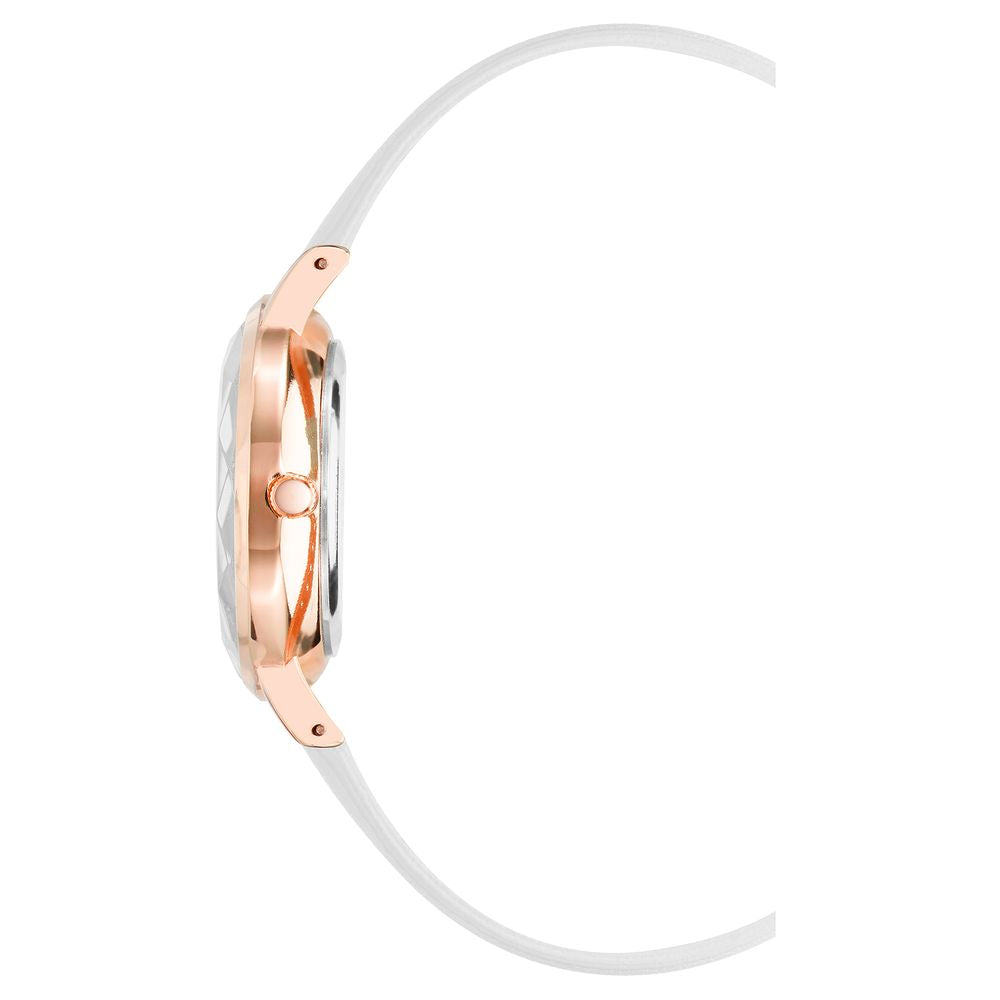 White Plastic Dress Watch