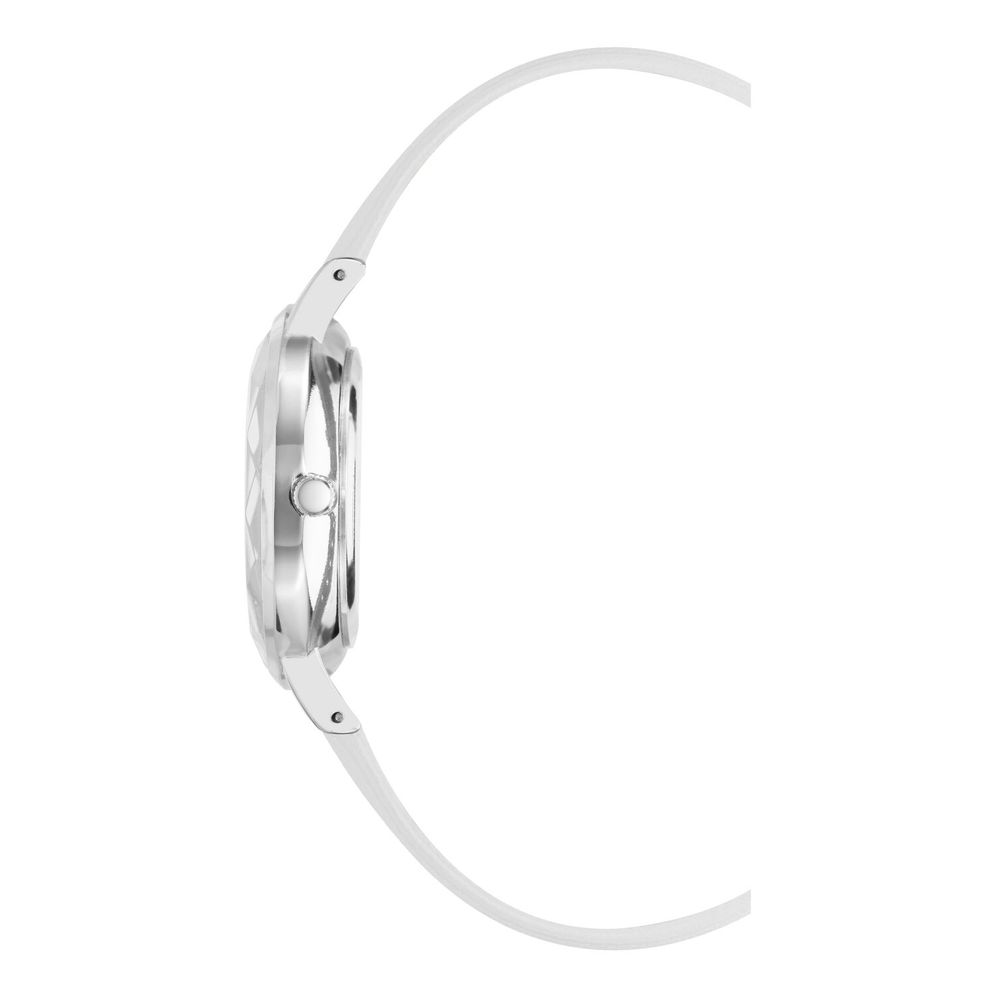 White Plastic Dress Watch
