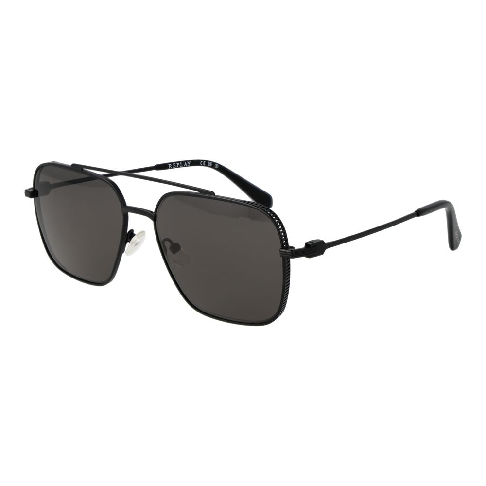 Black Metal Sunglasses