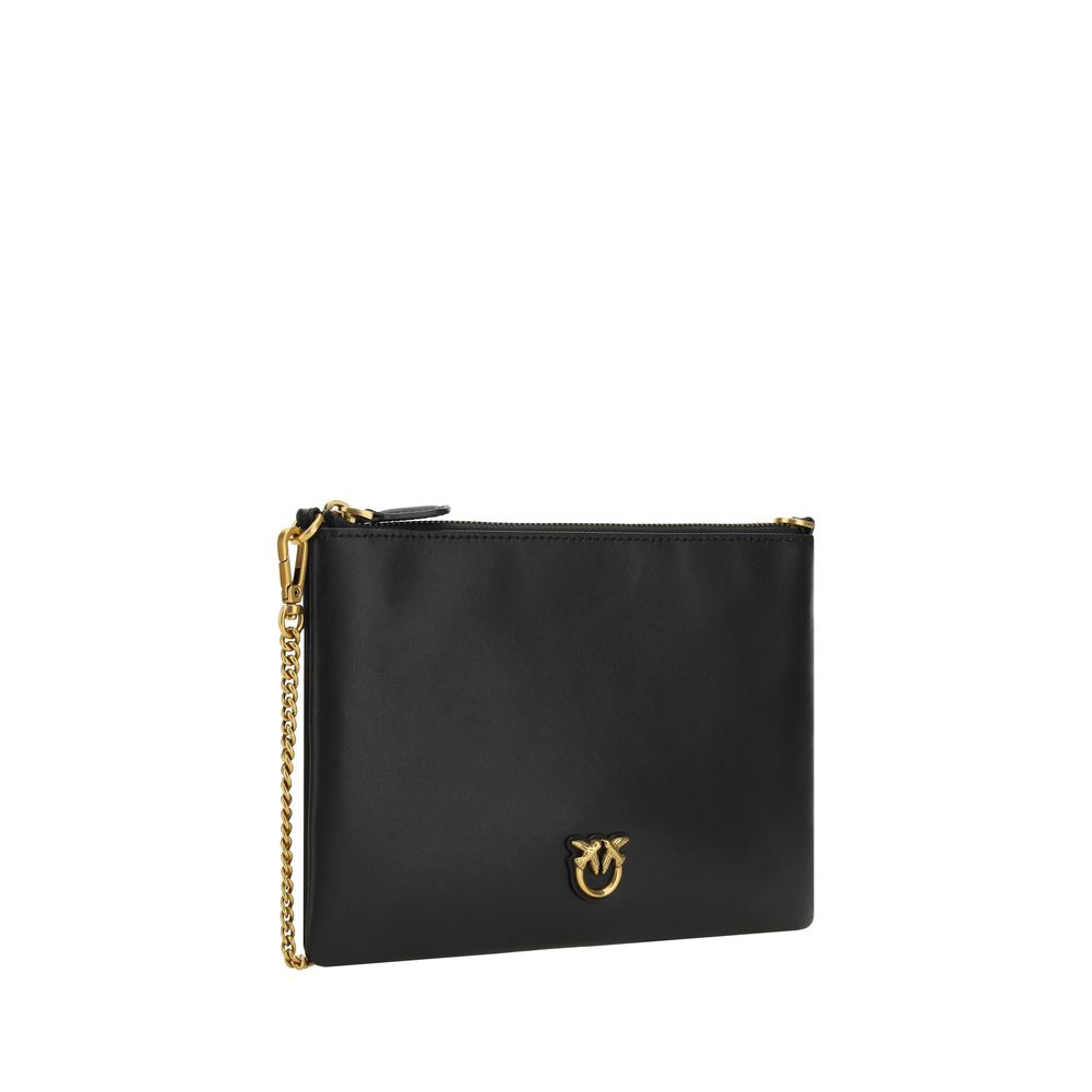 Black Calf Leather Bos Taurus Shoulder Bag