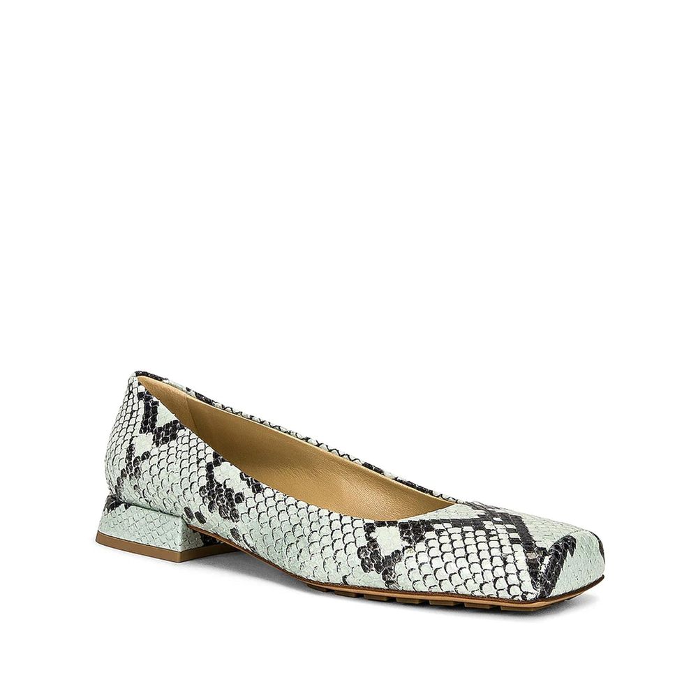 Bicolor Calfskin Ballet Flats