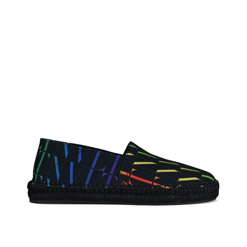 Black Canvas Espadrilles