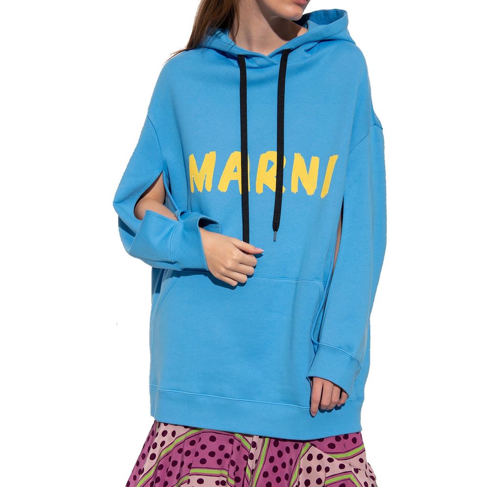 Blue Cotton Sweatshirt