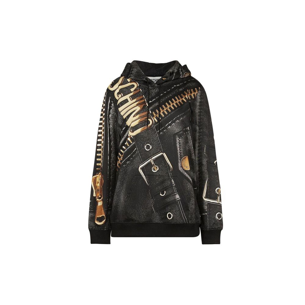 Black Polyester Sweatshirt