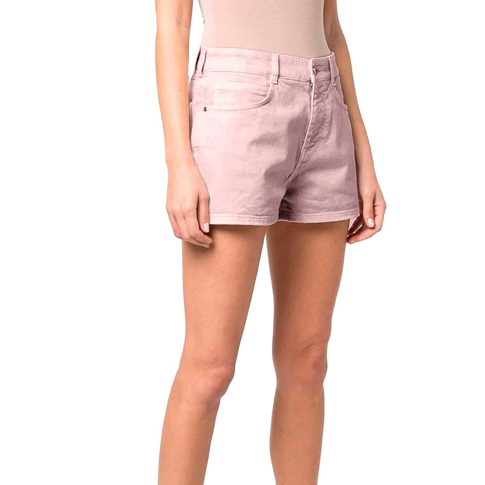 Multicolor Denim Shorts