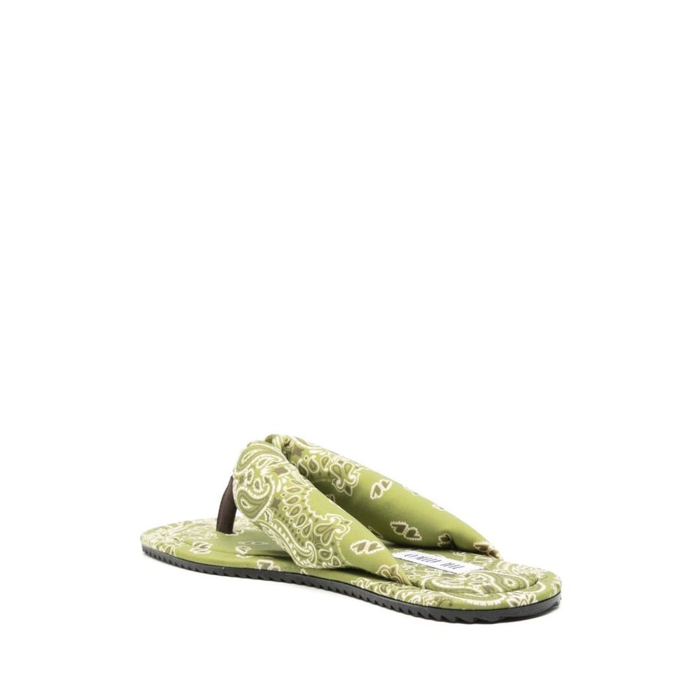 Bicolor Elastane Slides