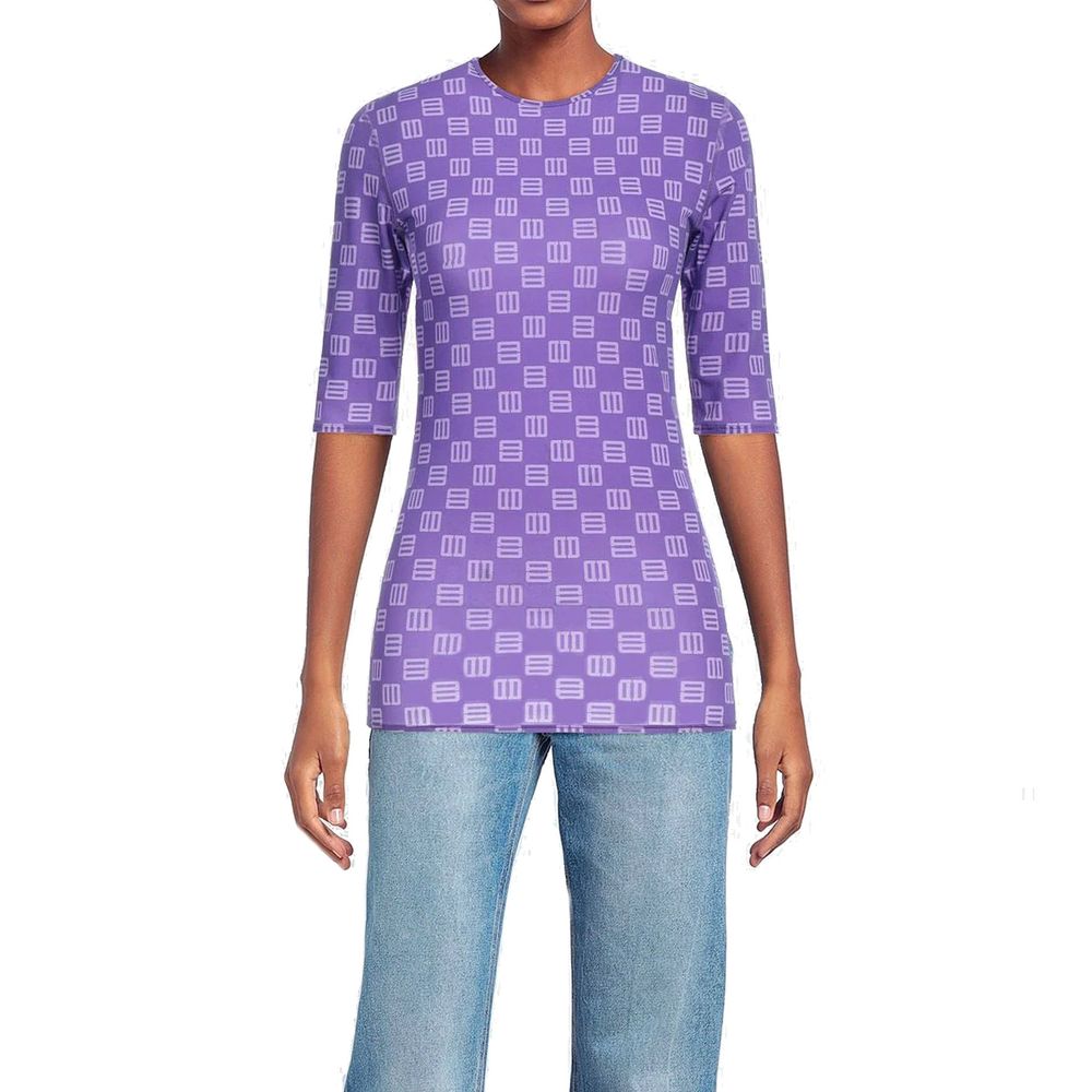 Multicolor Elastane T-Shirt
