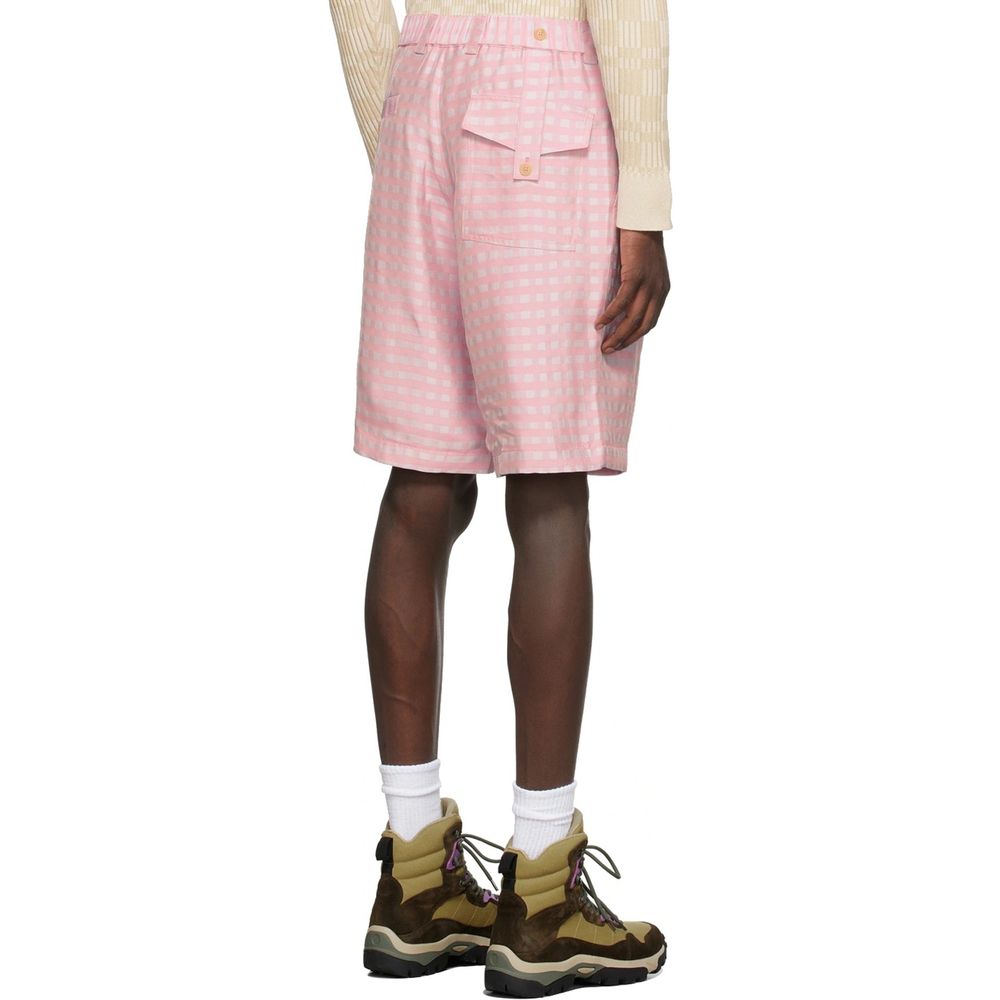 Multicolor Viscose Bermuda Shorts