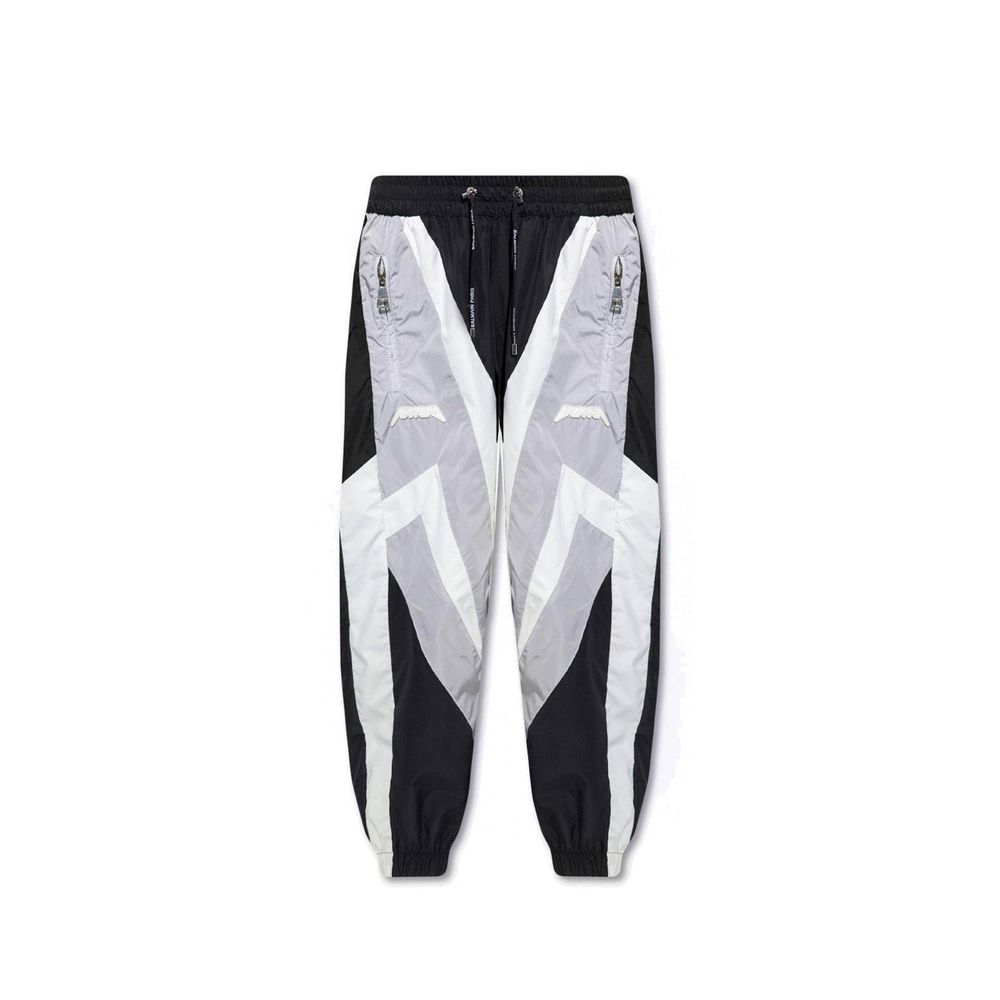 Black Polyester Joggers (Workout Pants)