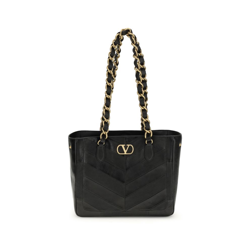 Black Napa Leather / Calf Bos Taurus Shoulder Bag