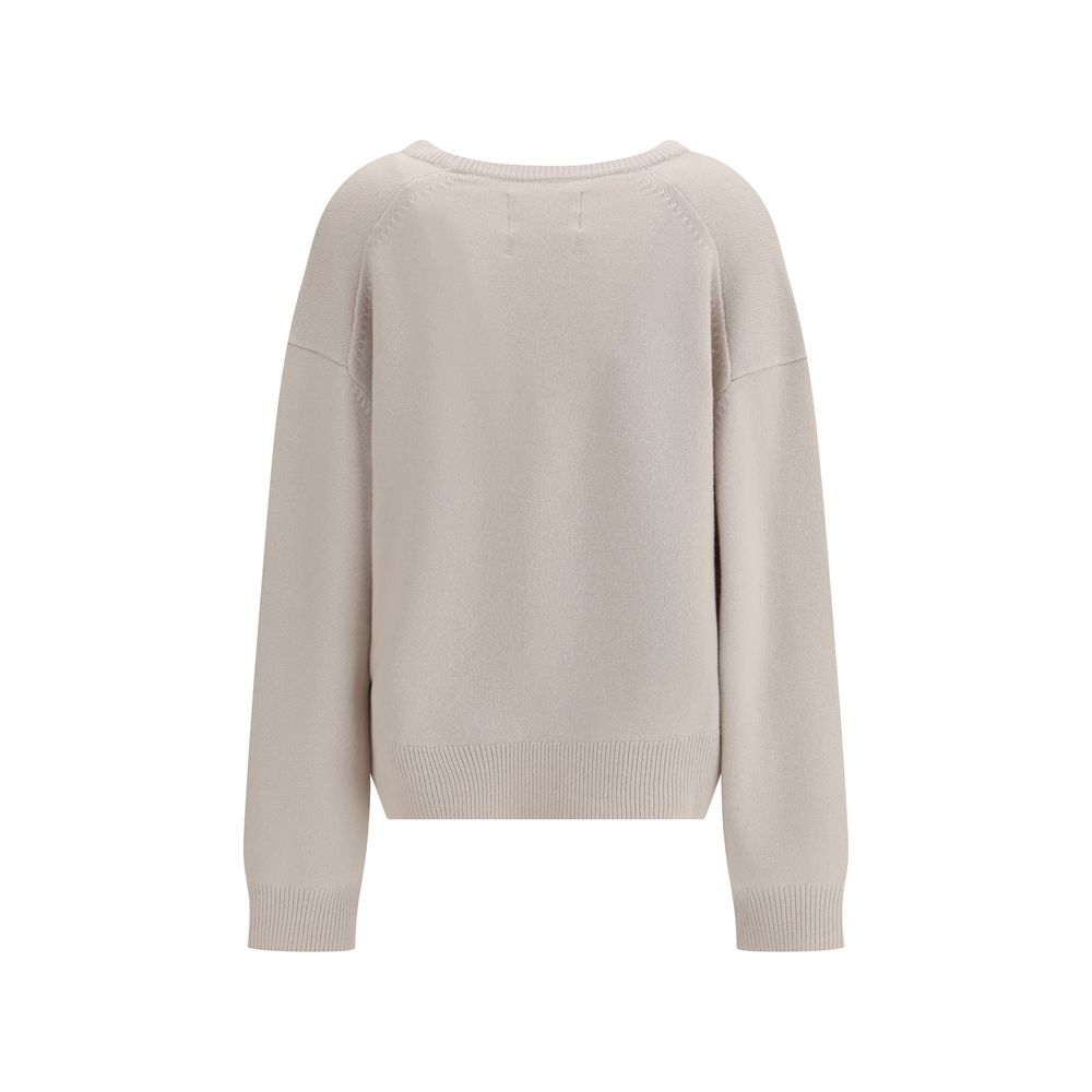 Beige Cashmere Sweater