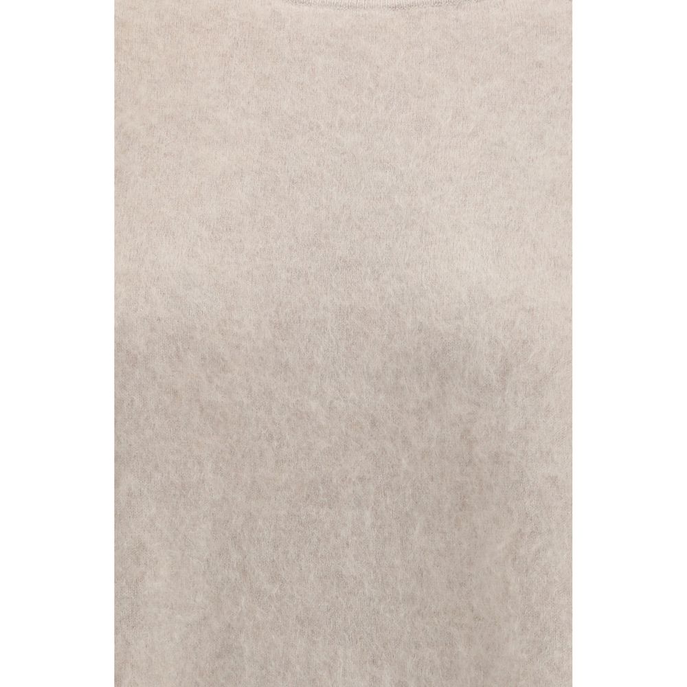 Beige Cashmere Sweater
