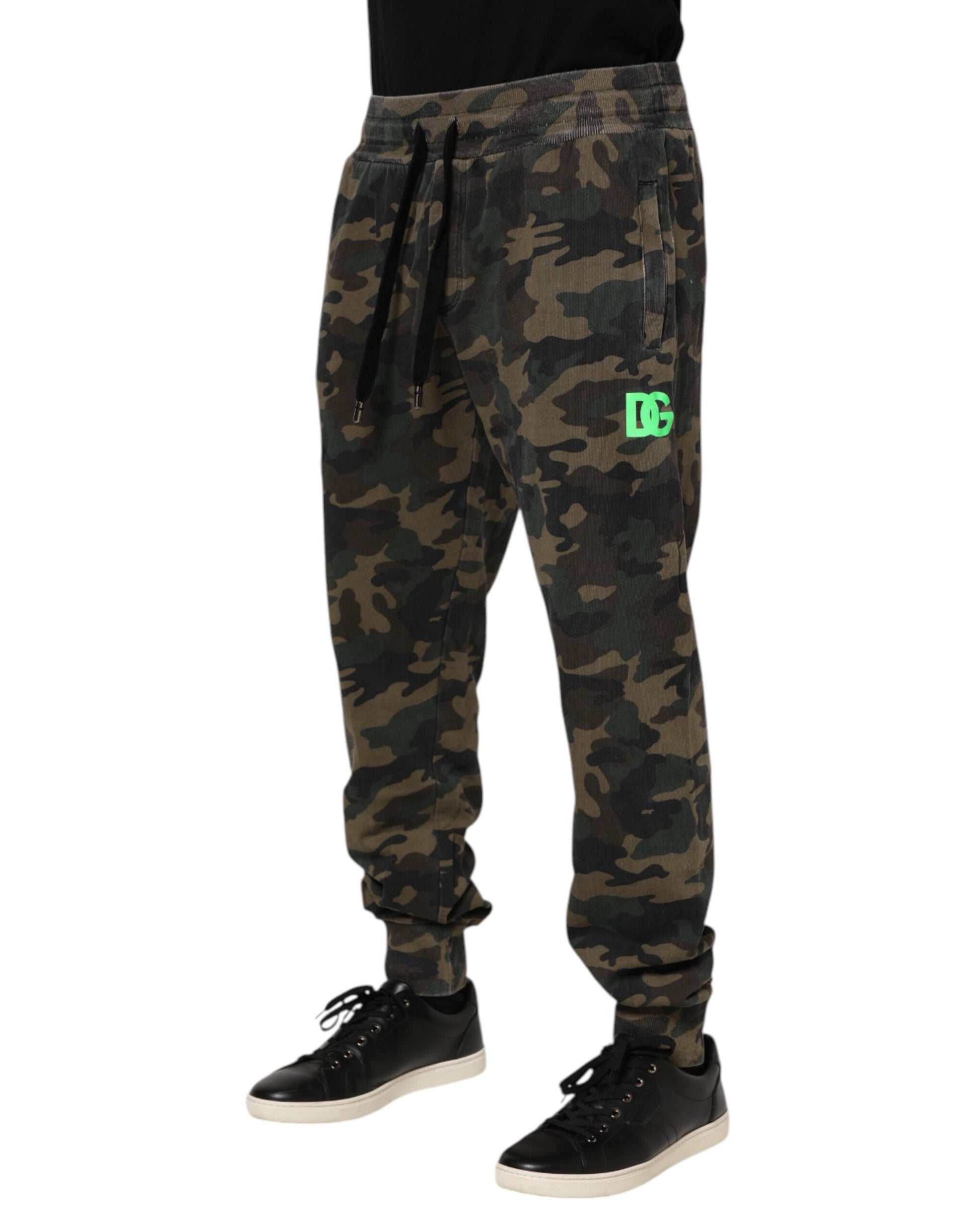 Brown Camouflage Cotton Jogger Trouser Pants