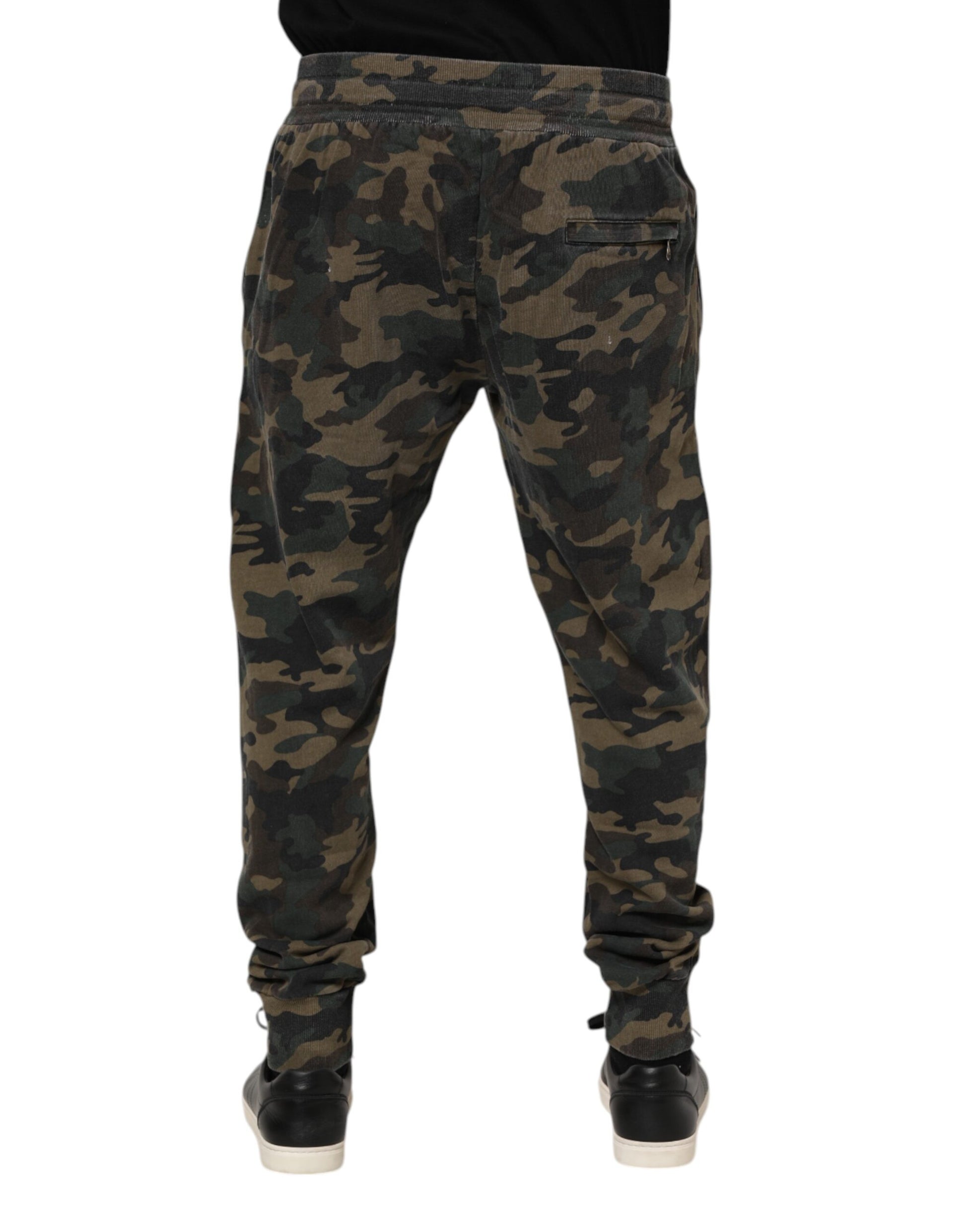 Brown Camouflage Cotton Jogger Trouser Pants