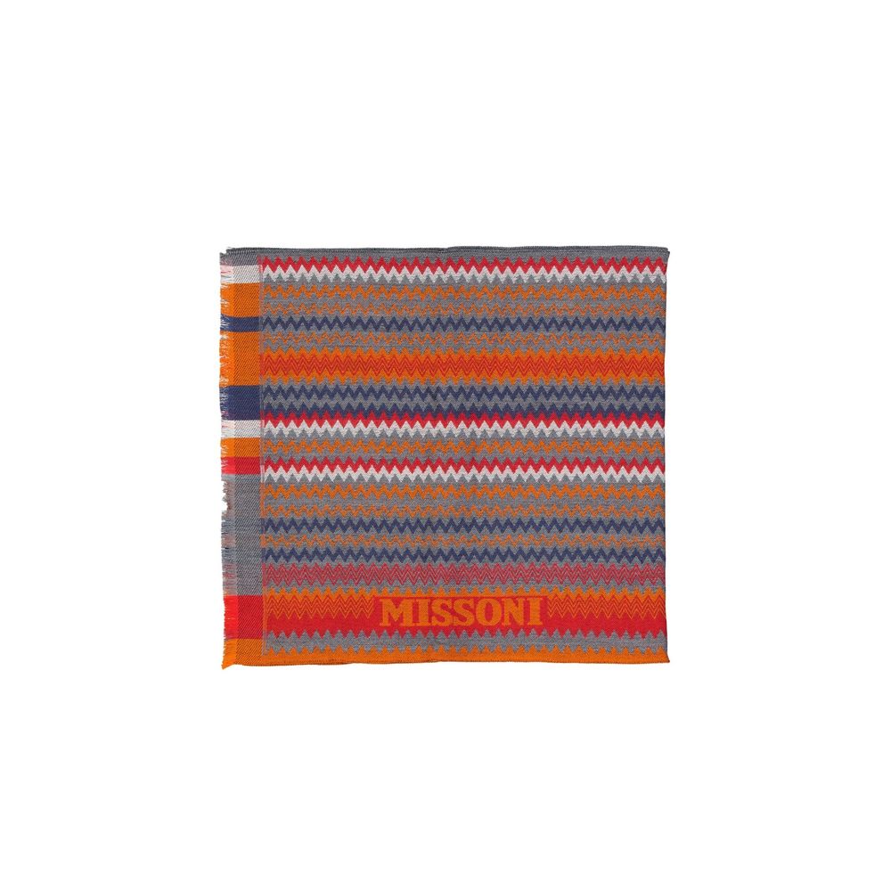 Gray Wool Scarf