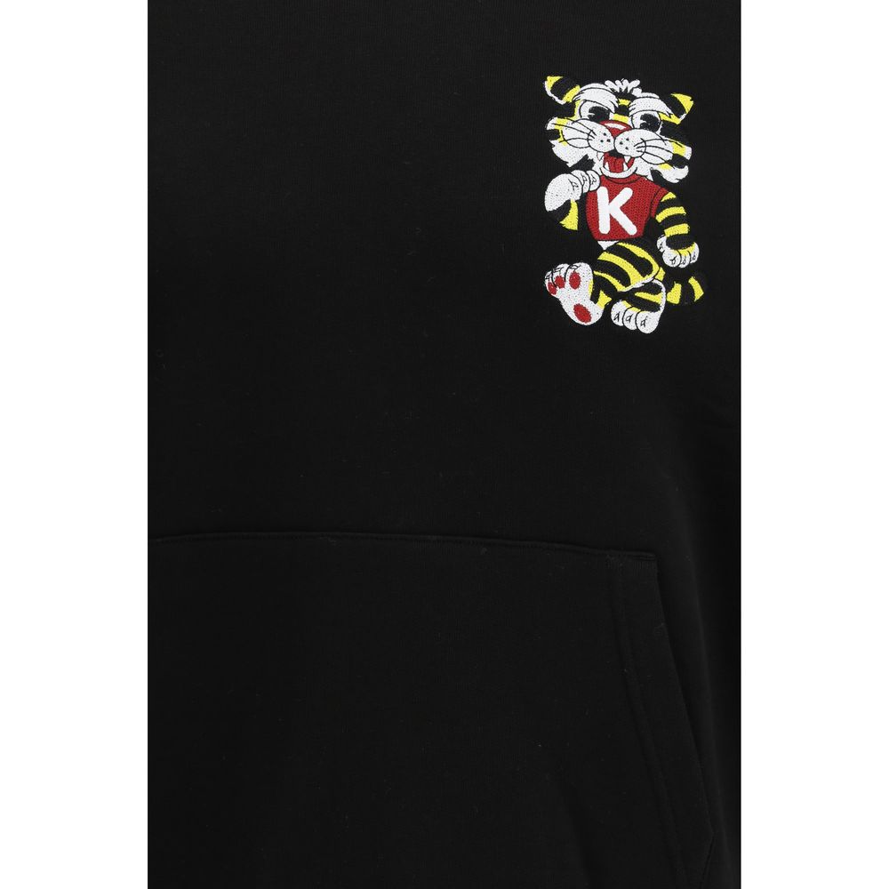 Black Cotton Sweatshirt
