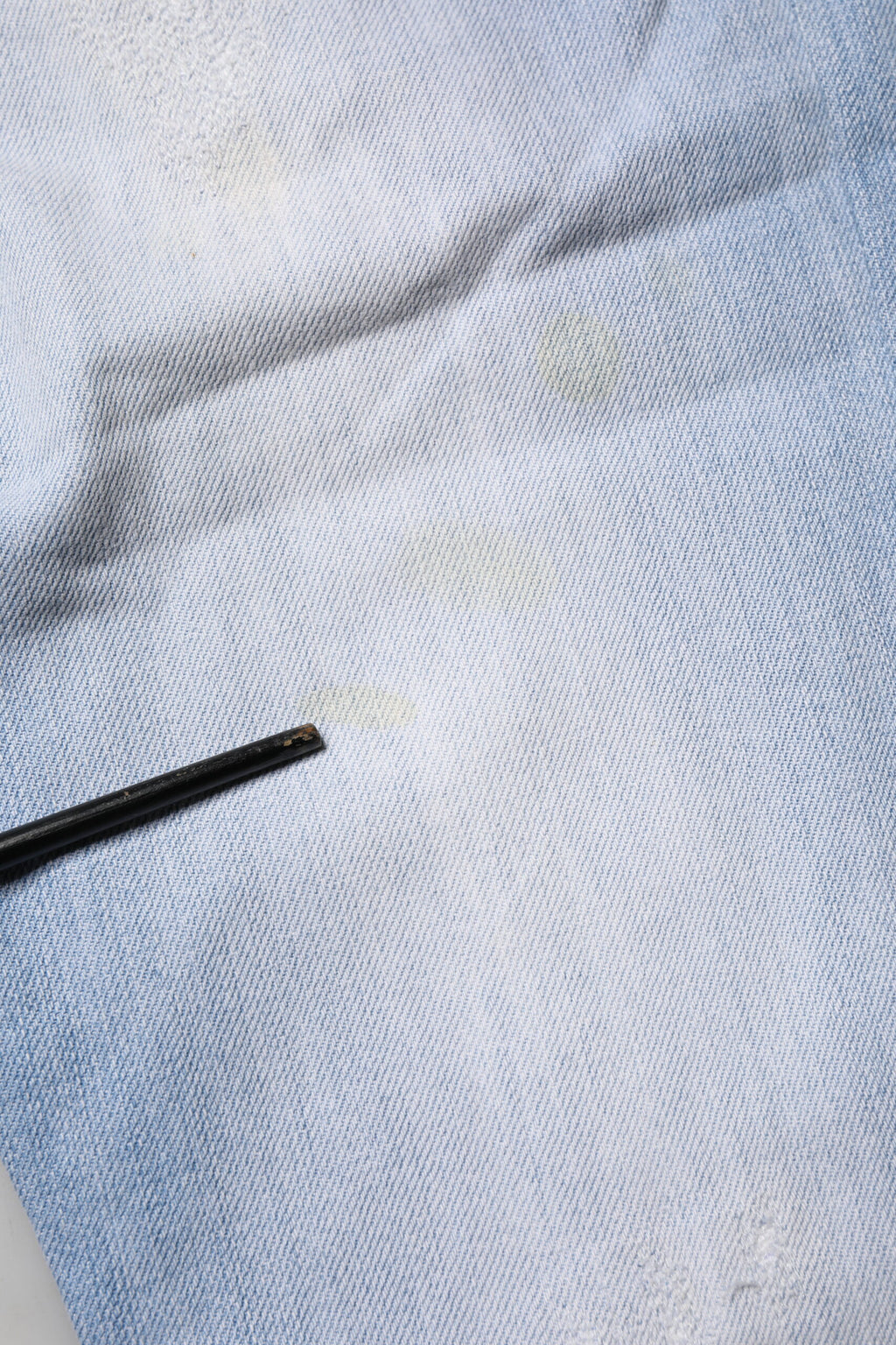 Light Blue Cotton Stretch Straight Denim Trouser Jeans