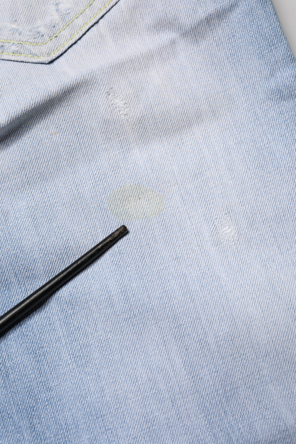 Light Blue Cotton Stretch Straight Denim Trouser Jeans