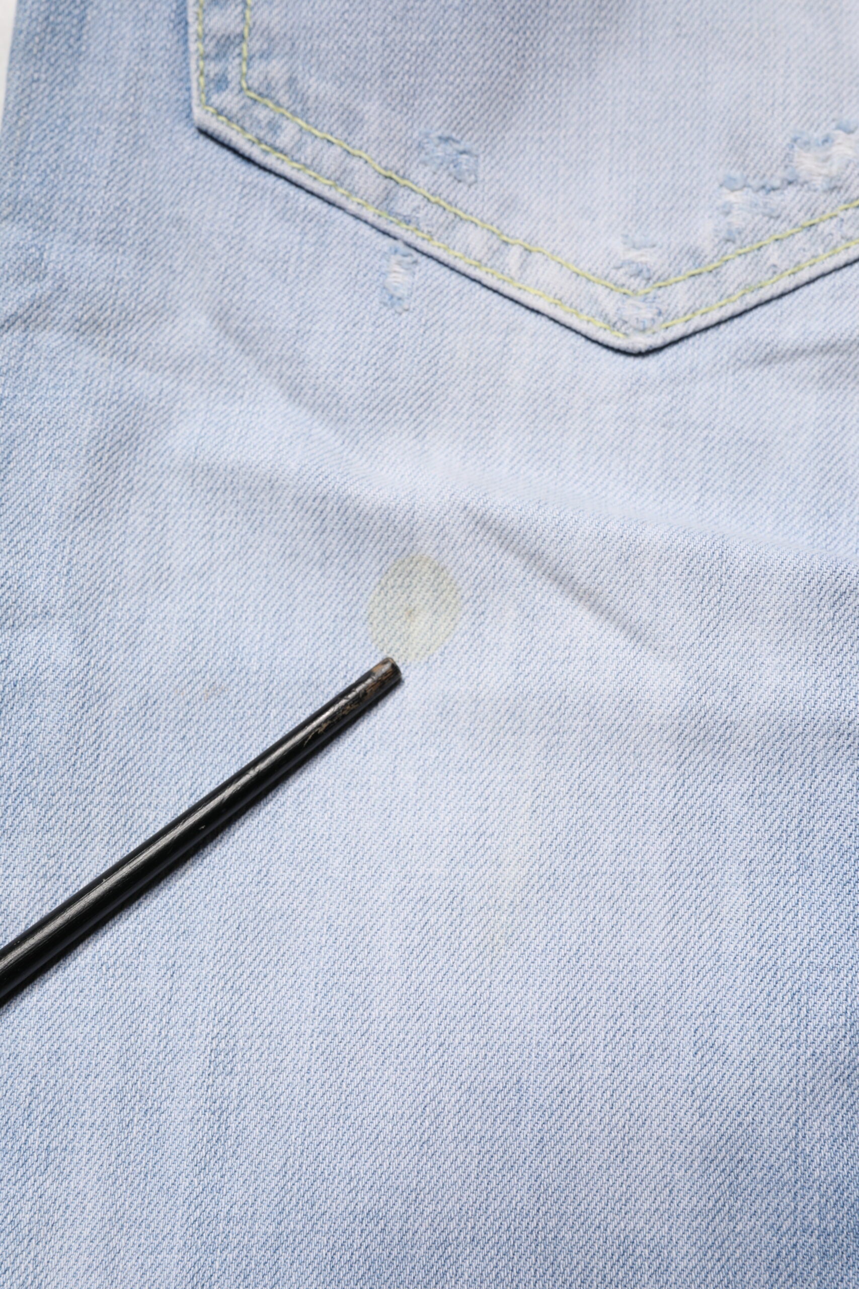 Light Blue Cotton Stretch Straight Denim Trouser Jeans