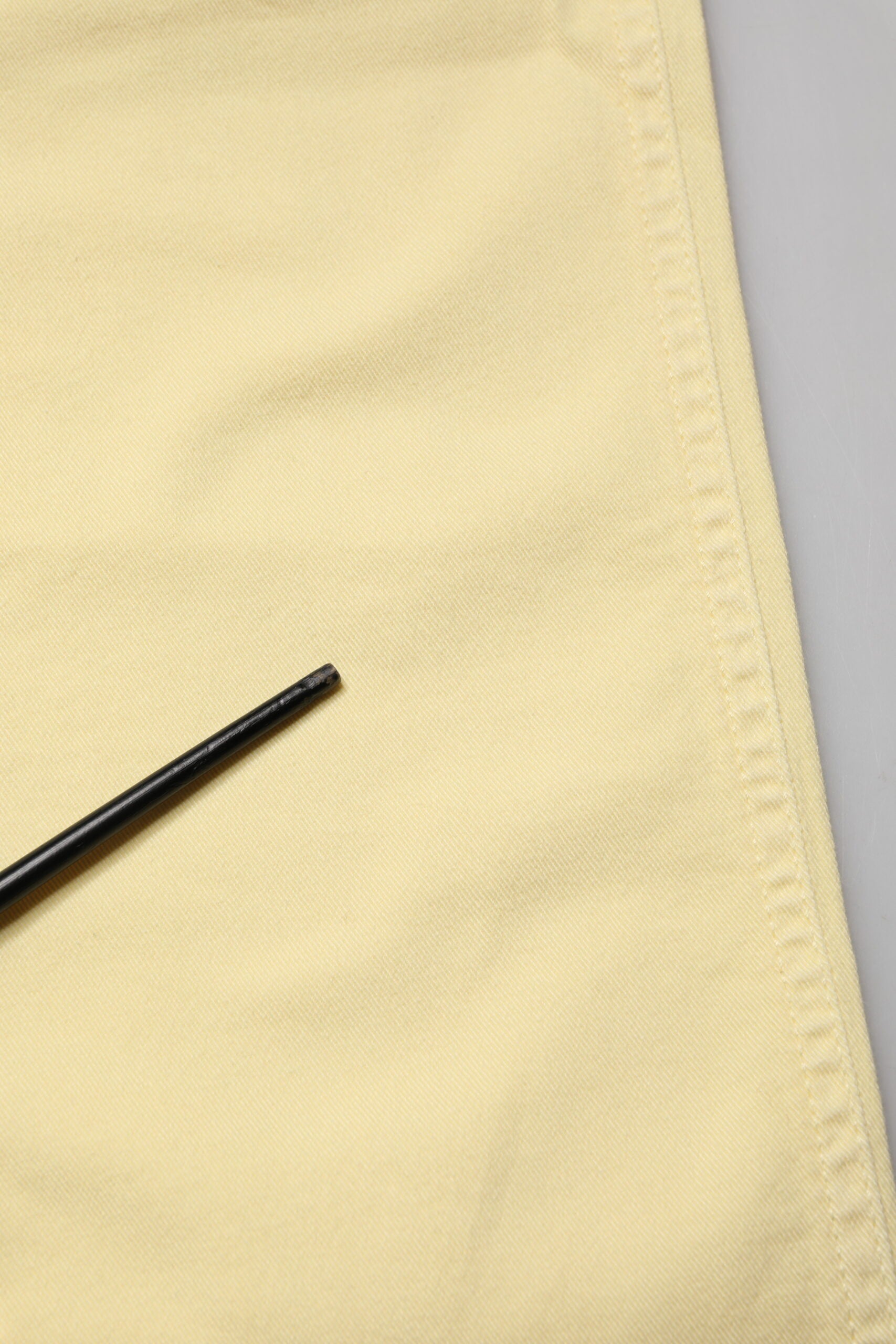 Yellow Cotton Low Waist Slim Fit Skinny Denim Casual Jeans