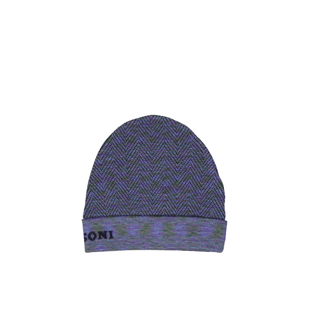 Purple Wool Beanie