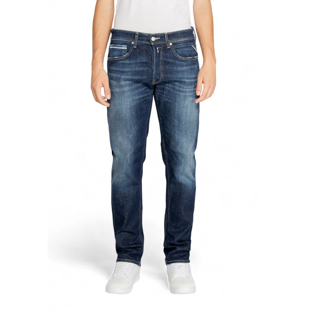Blue Cotton Jeans Denim