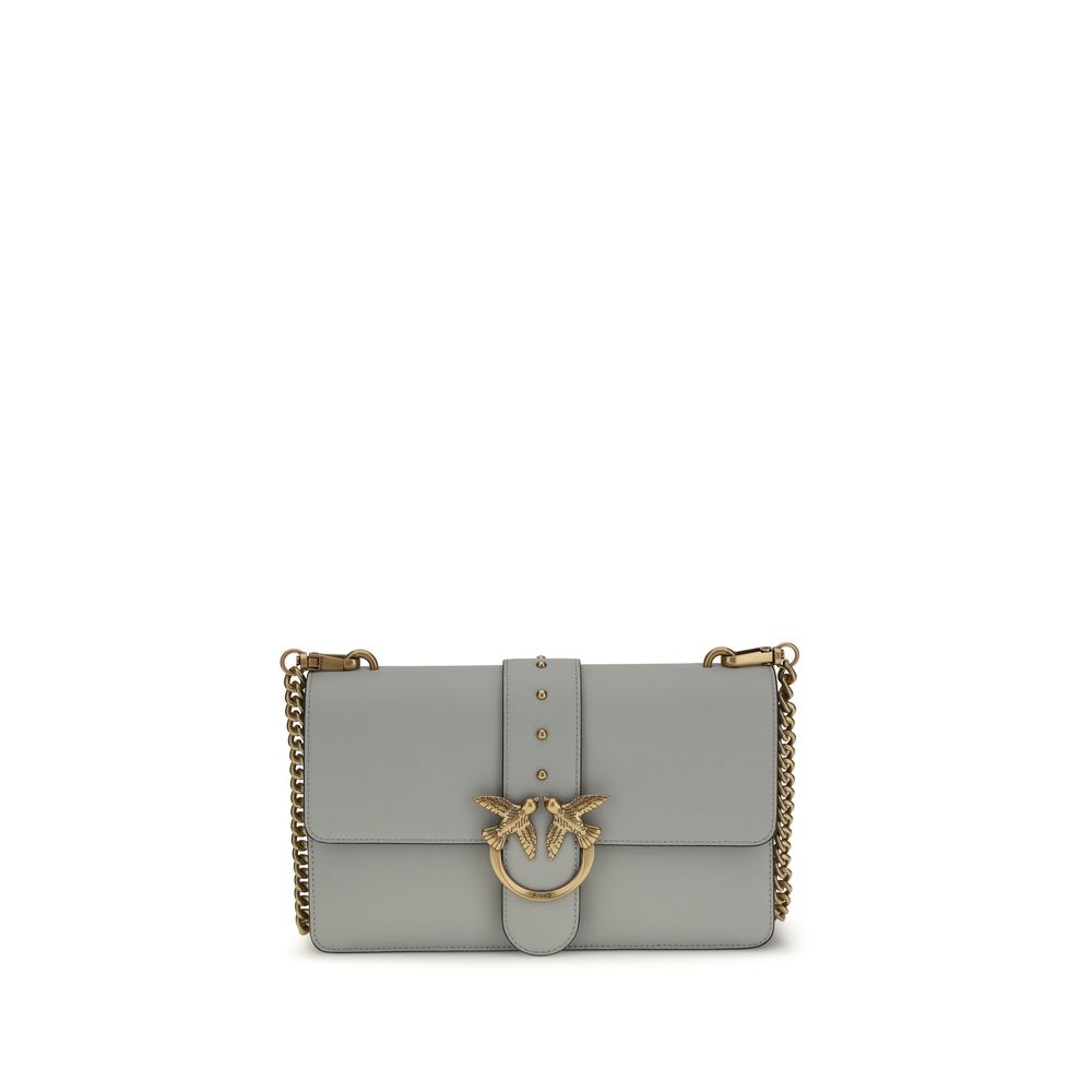Gray Calf Leather Bos Taurus Shoulder Bag