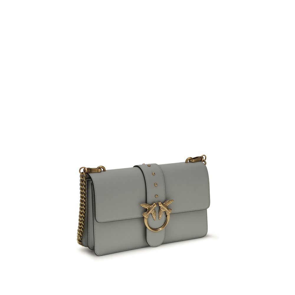 Gray Calf Leather Bos Taurus Shoulder Bag
