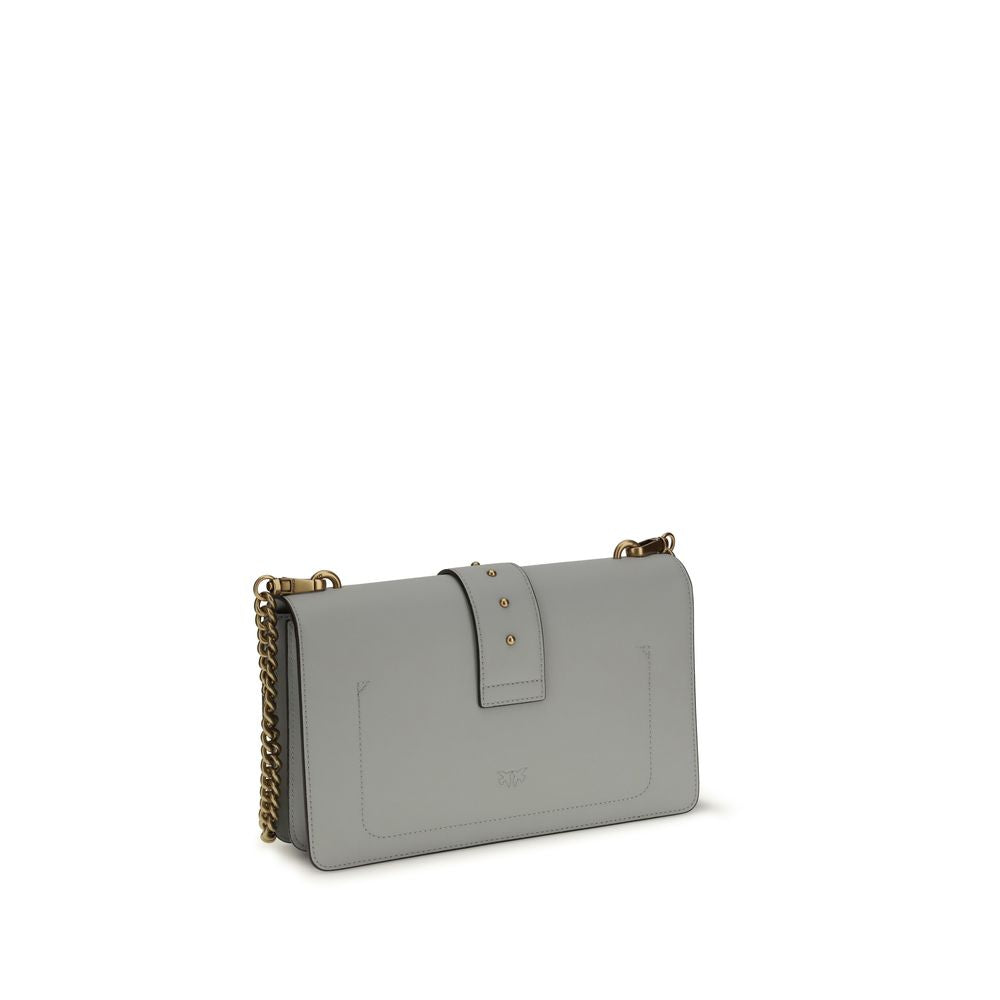 Gray Calf Leather Bos Taurus Shoulder Bag