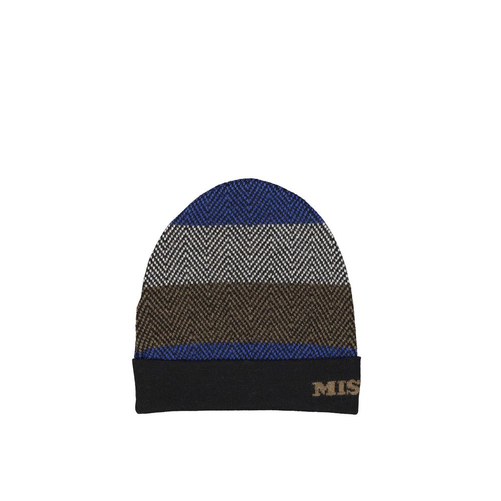 Blue Wool Beanie