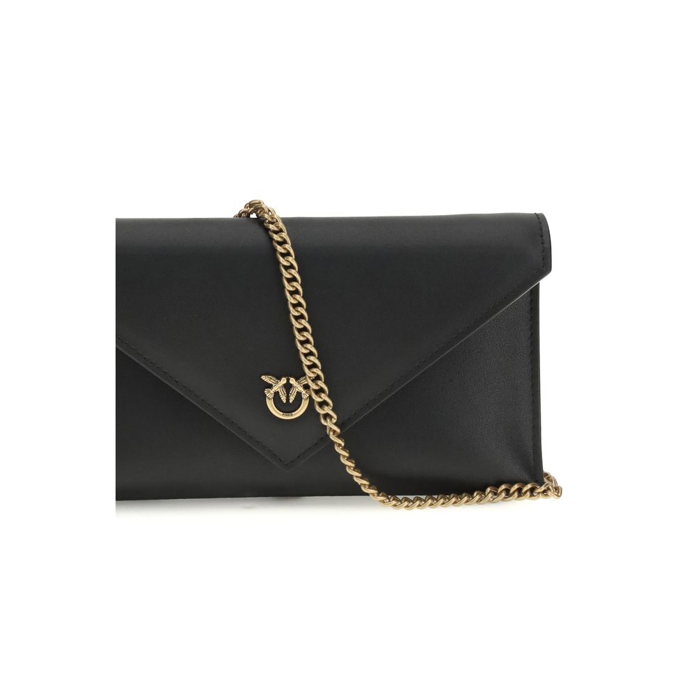 Black Calf Leather Bos Taurus Clutch Bag