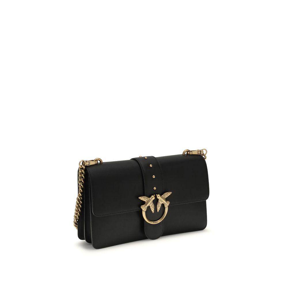 Black Calf Leather Bos Taurus Shoulder Bag