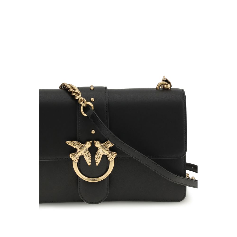 Black Calf Leather Bos Taurus Shoulder Bag
