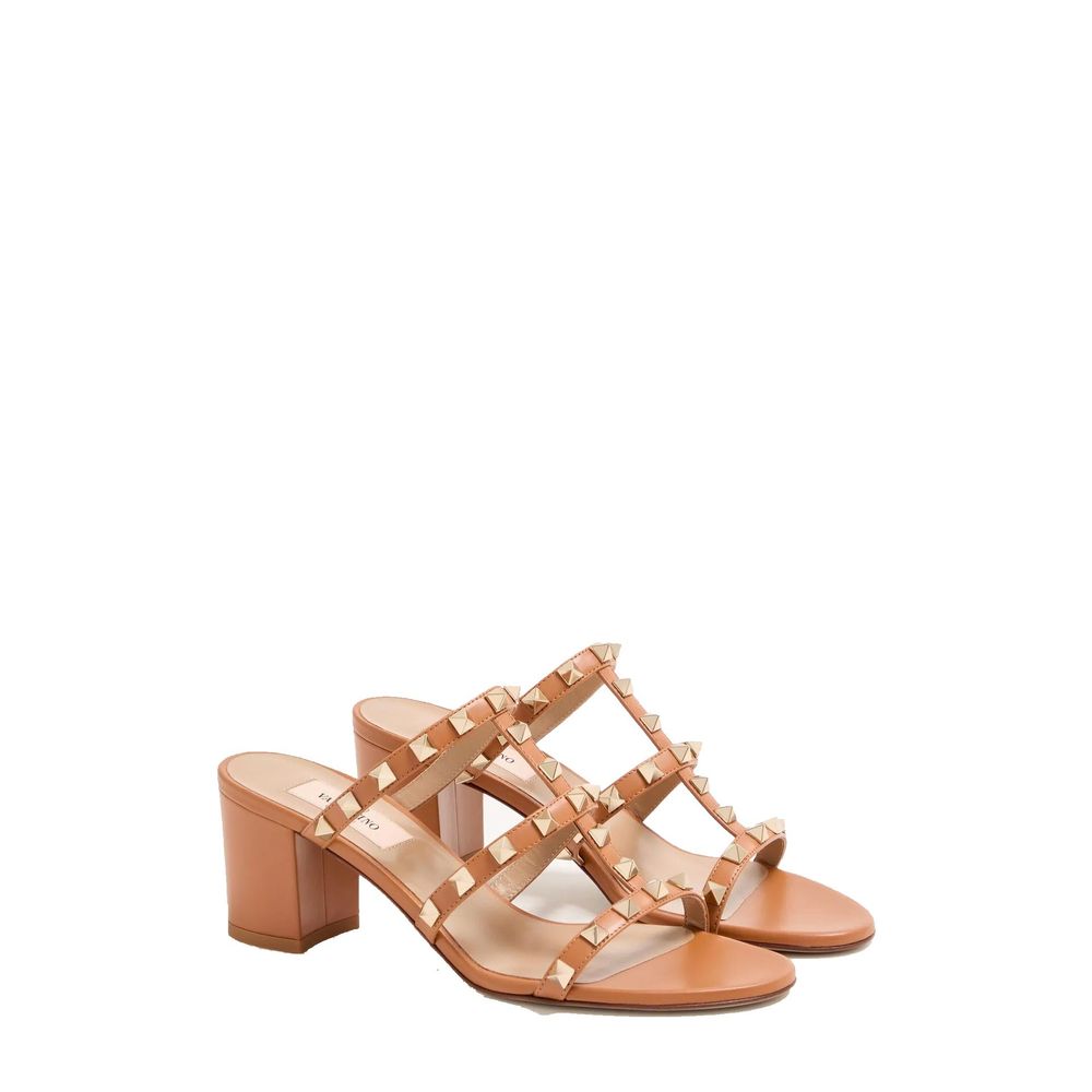 Brown Calfskin Mules