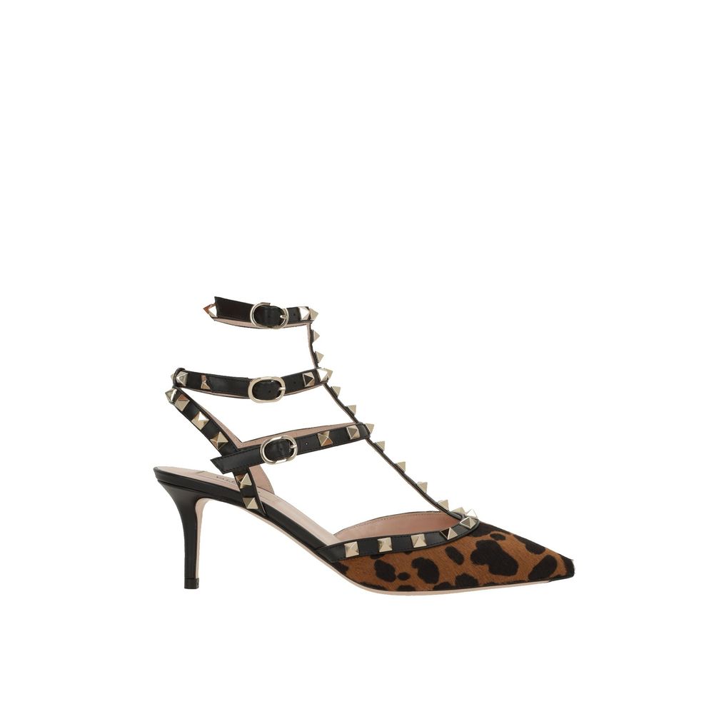 Black Calfskin High Heel Pumps
