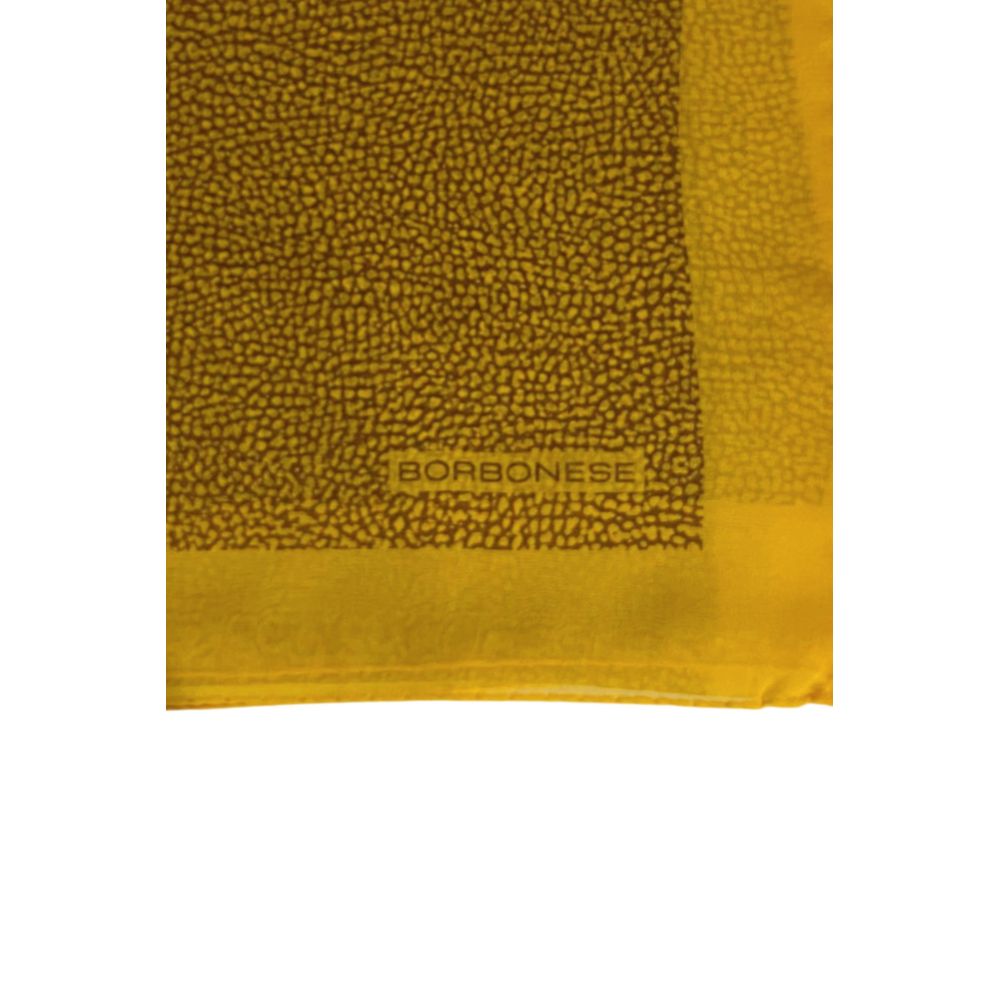 Yellow Silk Women Scarf
