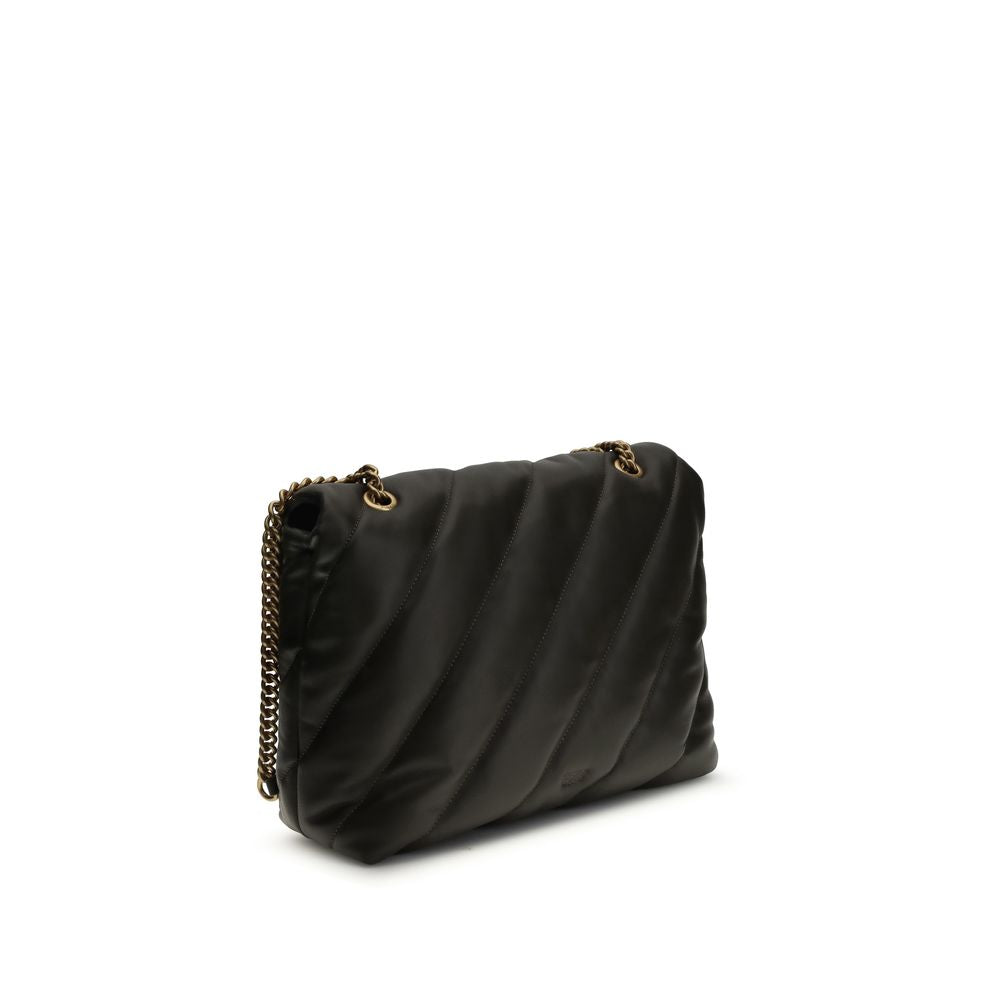Bicolor Calf Leather Bos Taurus Shoulder Bag