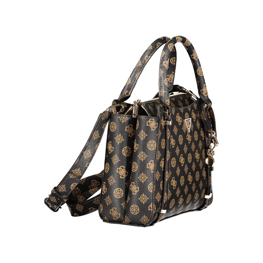 Marrone Poliuretano Woman Handbag