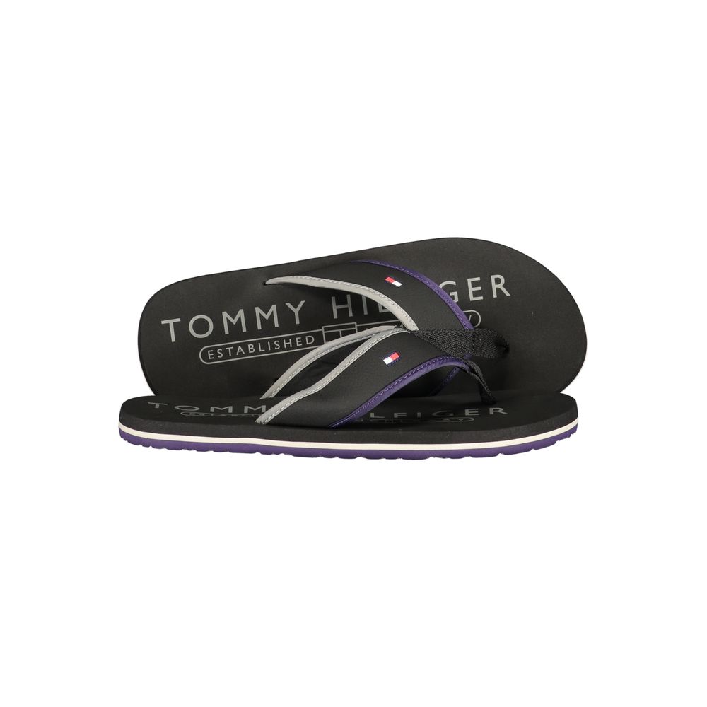Nero Poliestere Men Ciabatta