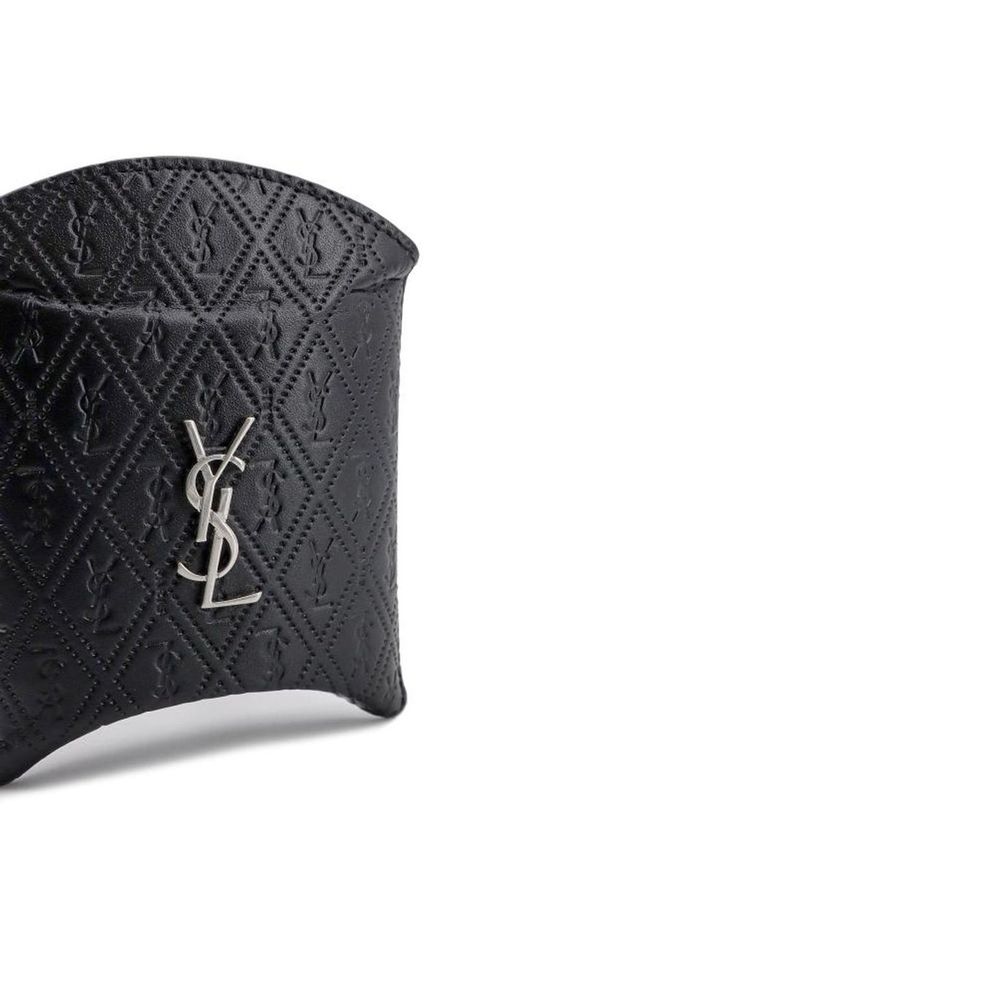 Black Calfskin Airpod Holder