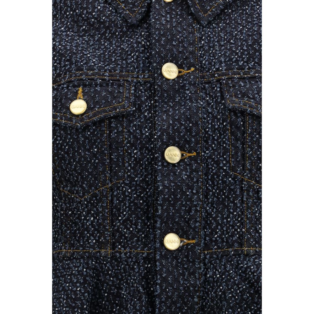 Blue Cotton Denim Jacket