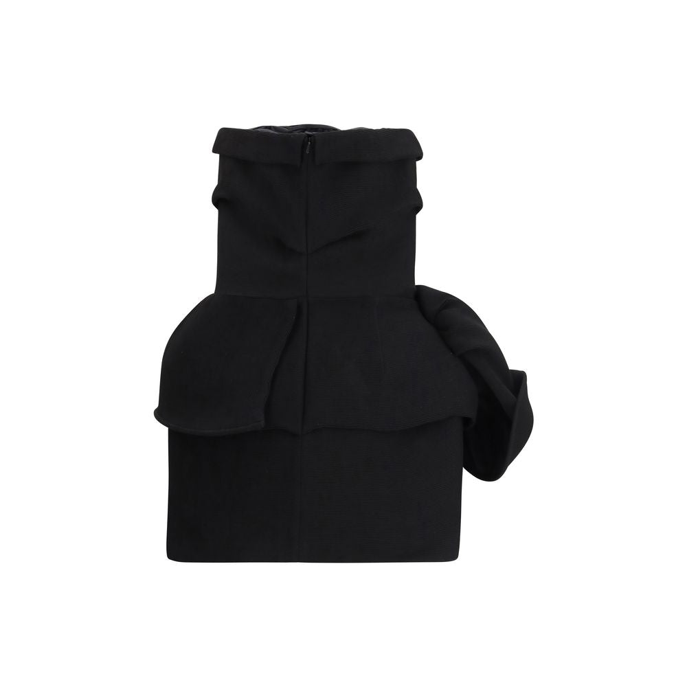 Black Viscose Cocktail Dress